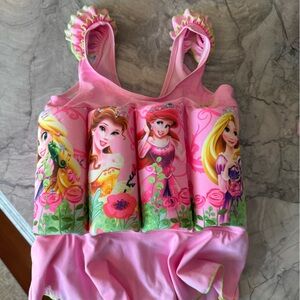 Toddler swimsuit with built in floaties size large